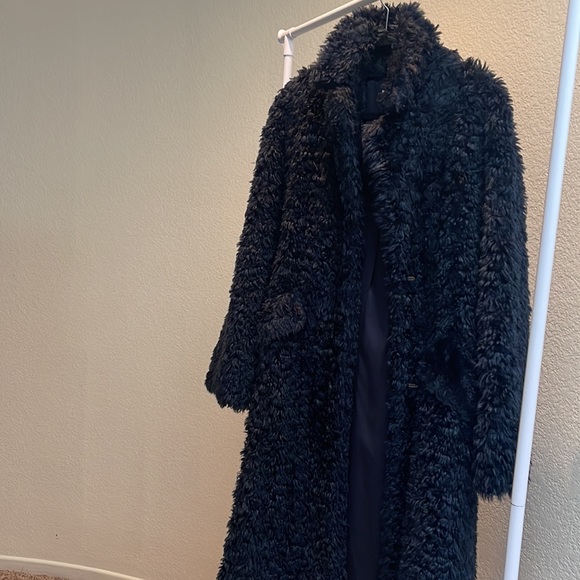 Max Studio Navy Coat - Picture 1 of 7